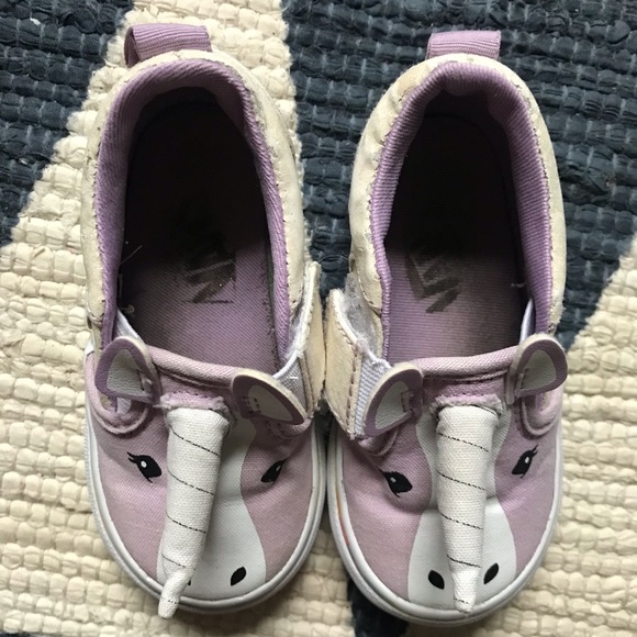 Unicorn Vans Purple Toddlers Size 4 - Picture 4 of 8